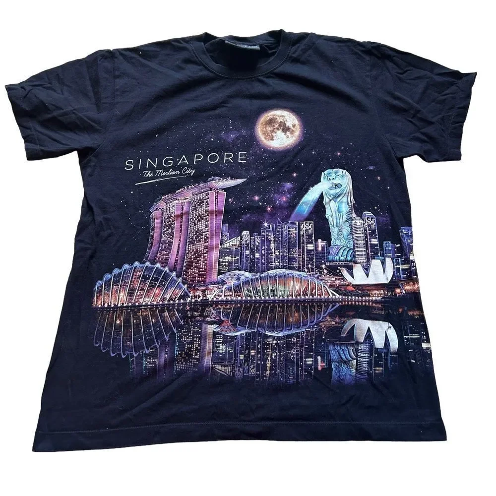 Y2K Singapore The Merlion City AOP T-shirt